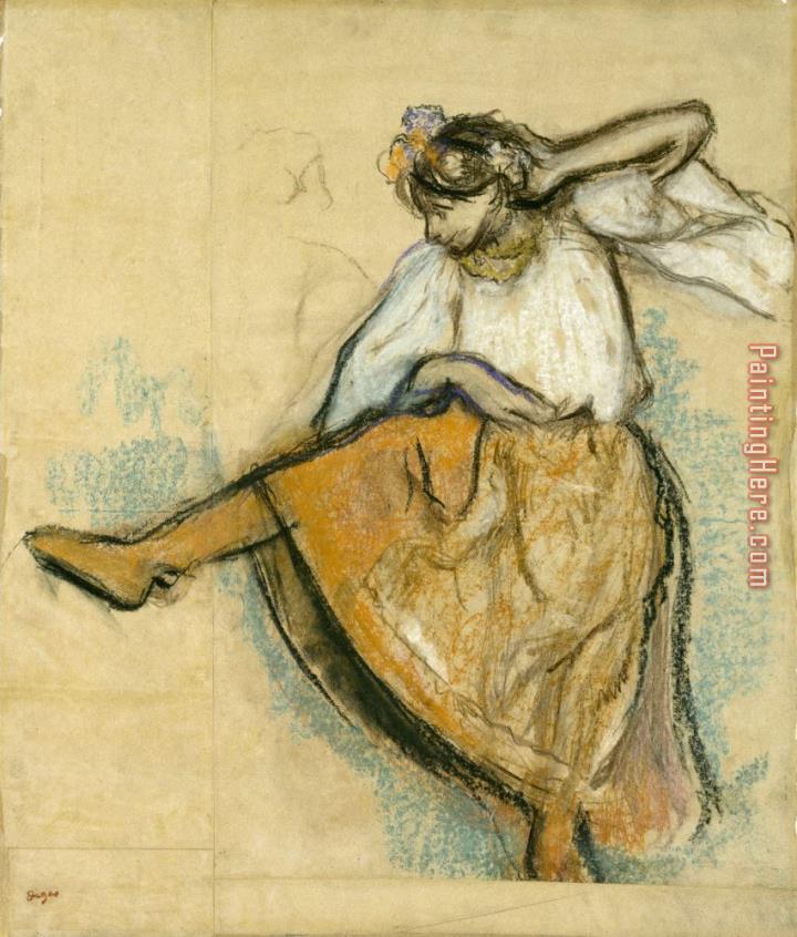 Edgar Degas The Russian Dancer